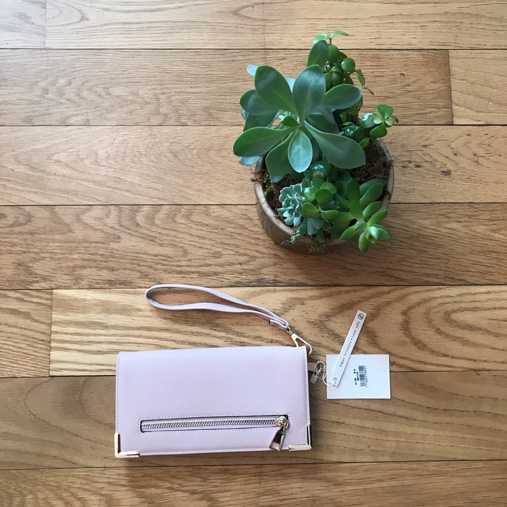 Vegan Leather Wristlet